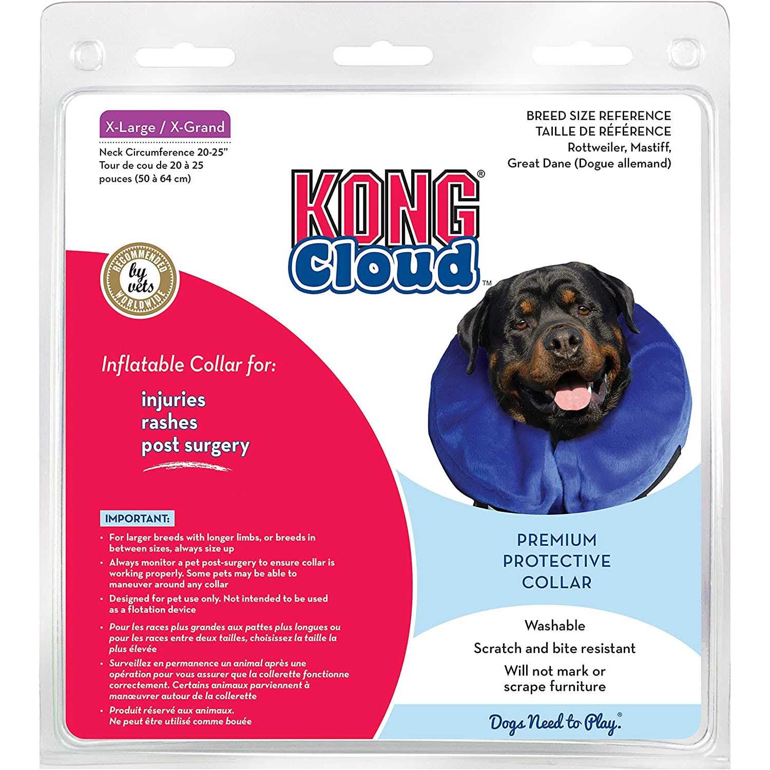 Alternative view of Kong Cloud Collar