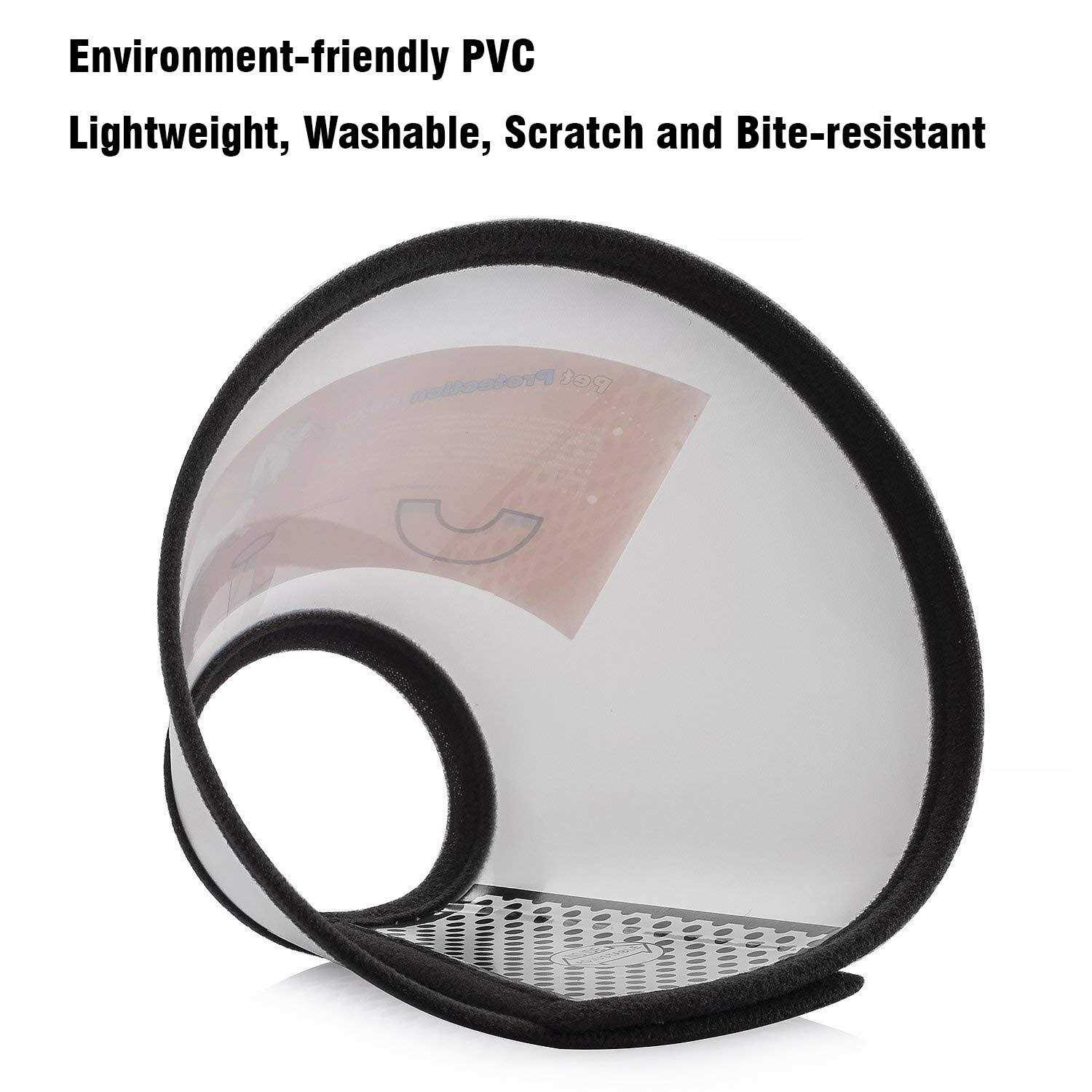 Alternative view of Depets Adjustable Recovery Pet Cone E-Collar for Cats Puppy Rabbit