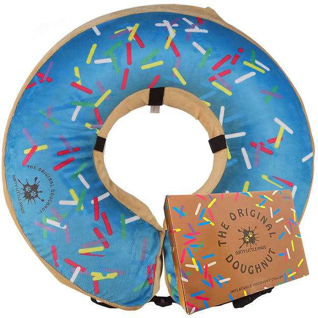 DIRTY LITTLE PAWS Dog Donut Collar Great Alternative to a Traditional Dog Cone or a Soft Dog Cone Collar