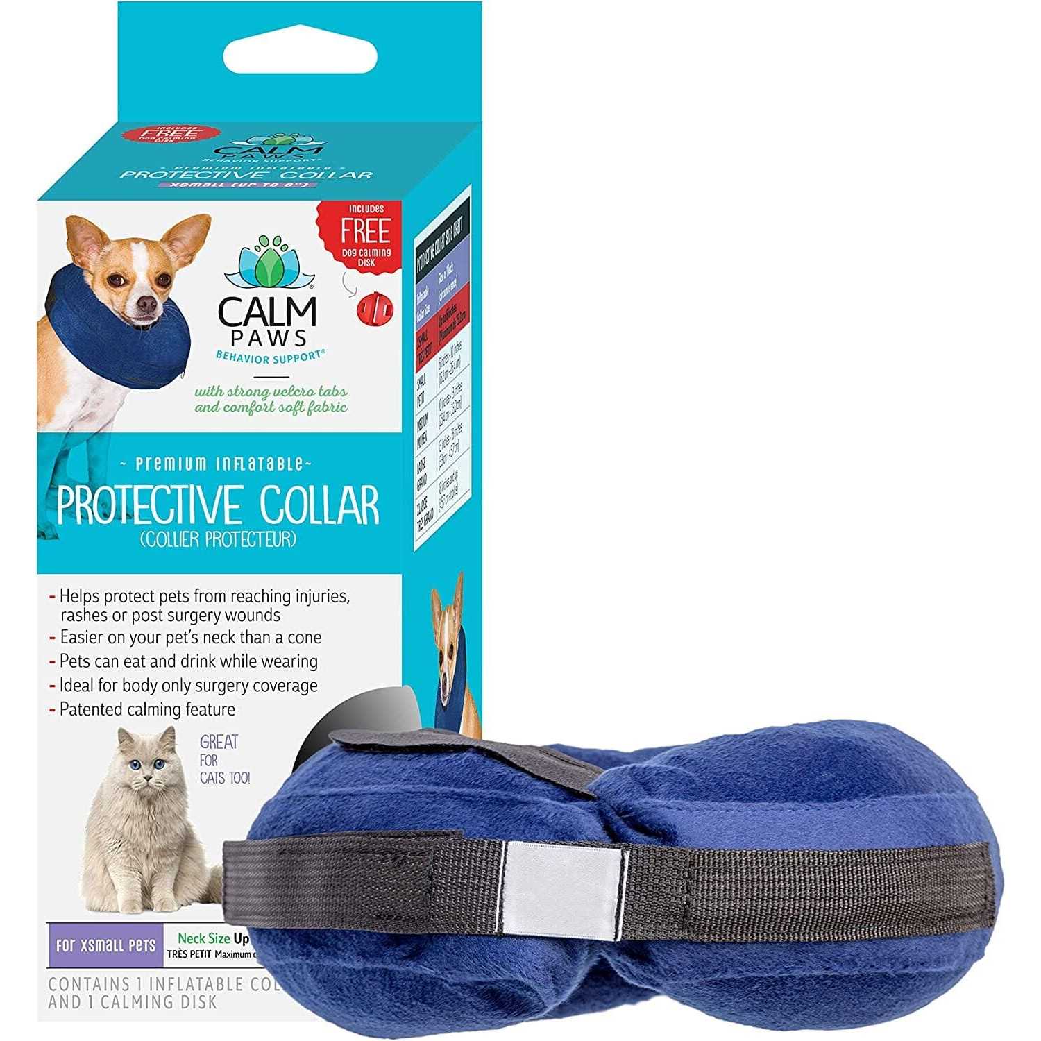 Alternative view of Calm Paws Inflatable Protective Collar