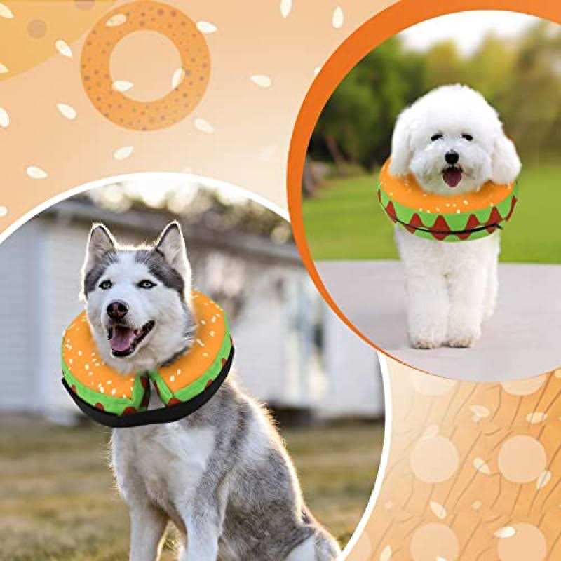 Alternative view of Katoggy Inflatable Dog Collar, Soft Dog Cone for Dogs After Surgery, Adjustable Blow up Donut E-Collars for Small Medium