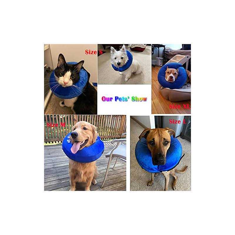 Alternative view of Katoggy Inflatable Dog Collar, Soft Dog Cone for Dogs After Surgery, Adjustable Blow up Donut E-Collars for Small Medium