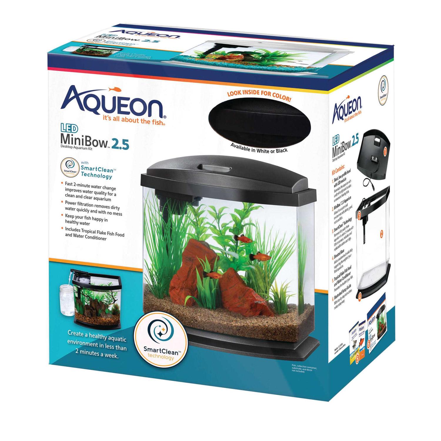 Alternative view of Aqueon LED MiniBow SmartClean Aquarium Kit