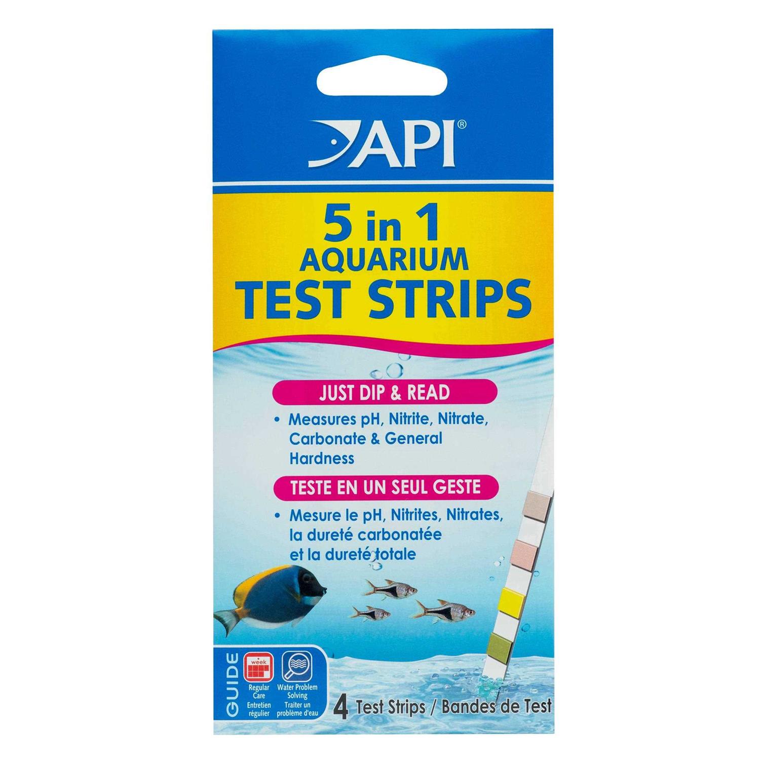 Alternative view of API 5 in 1 Aquarium Test Strips