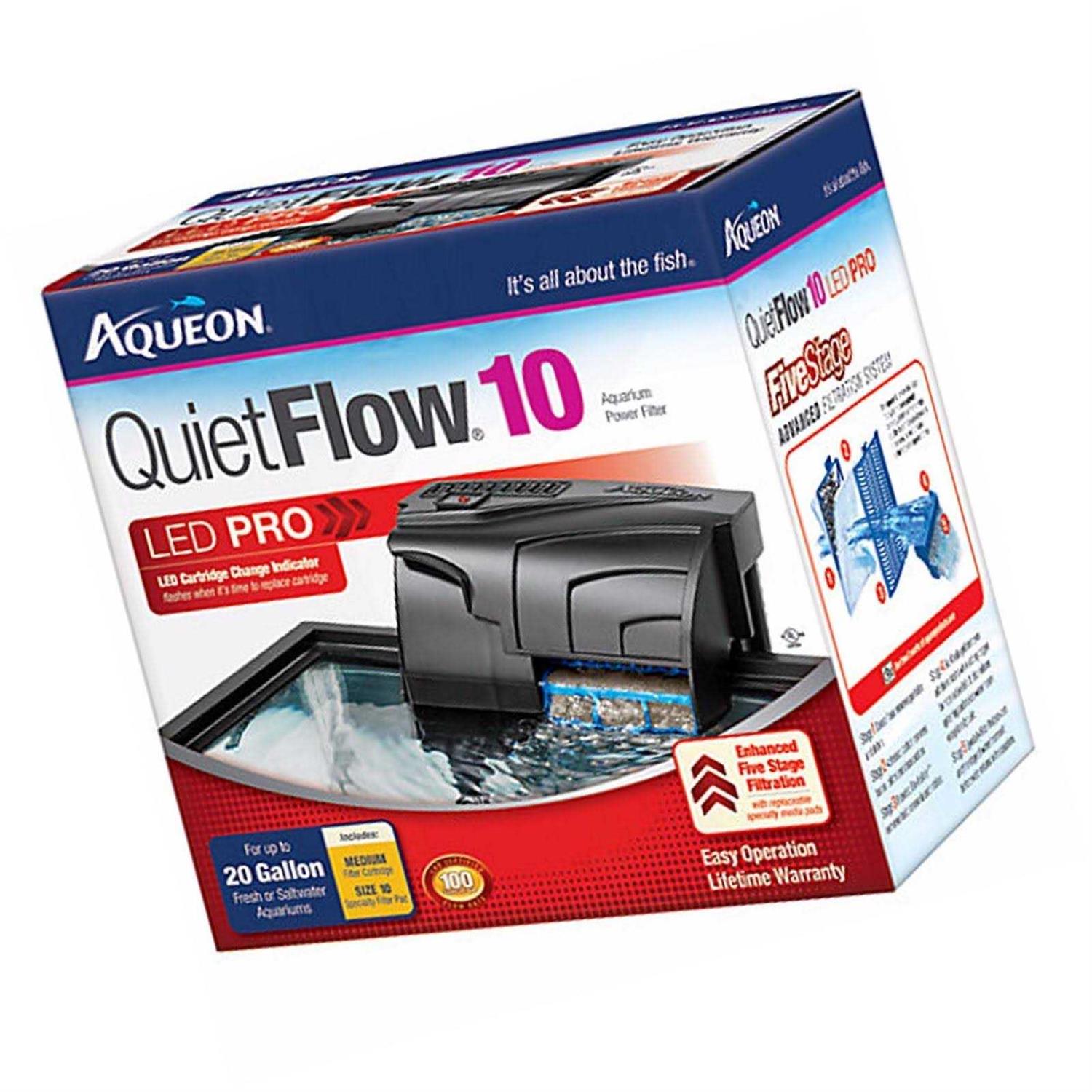 Alternative view of Aqueon QuietFlow 20 LED Pro Power Filter