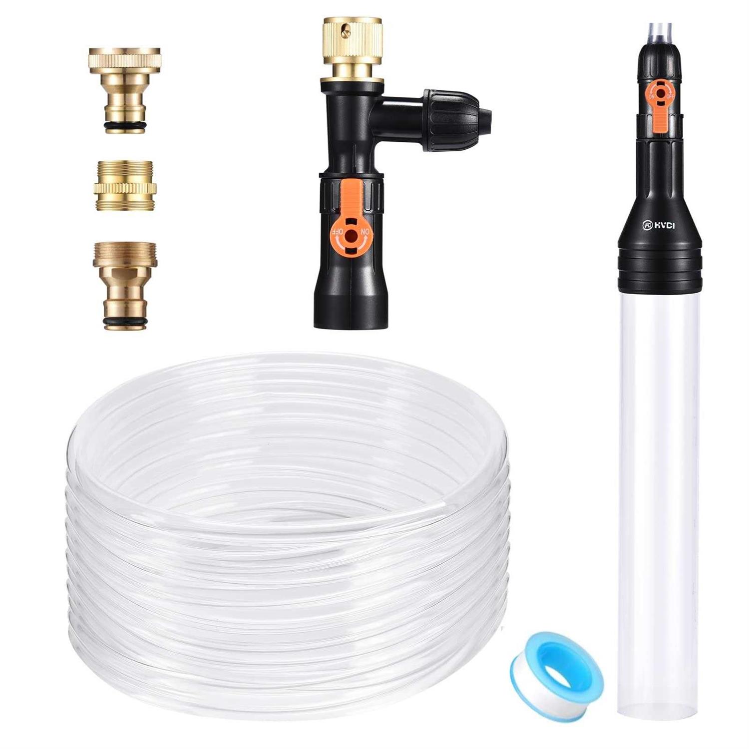 Alternative view of enomol Gravel Vacuum for Aquarium Water Changer Fish Tank Cleaning Tools,Siphon Universal Quick Pump Aquarium Water Changing