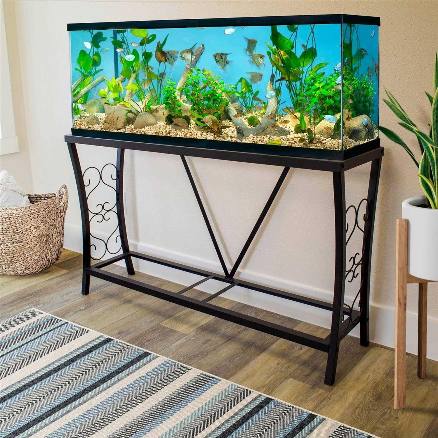 Alternative view of Aquatic Fundamentals Scroll Aquarium Stand