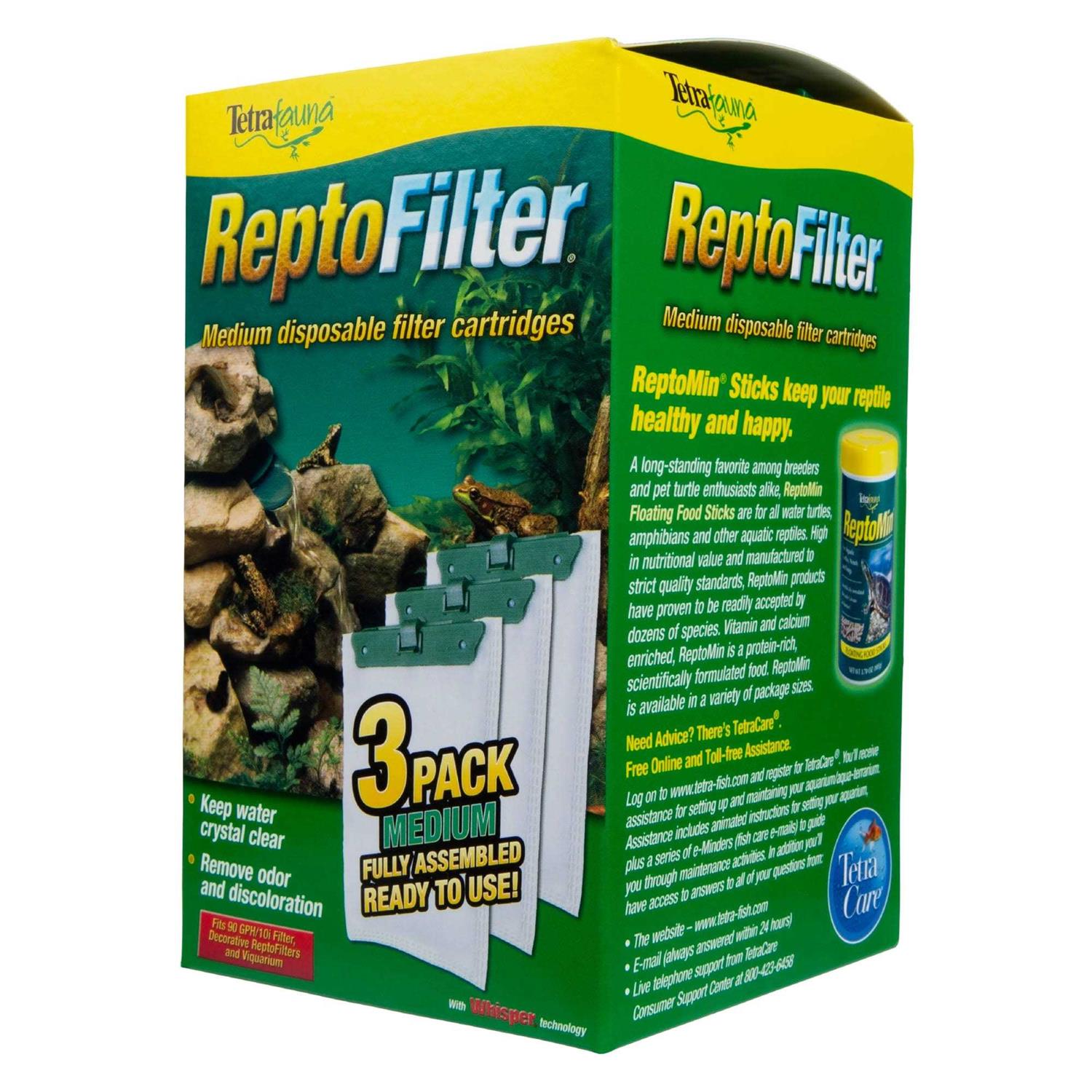 Alternative view of Tetrafauna ReptoFilter Disposable Filter Cartridges