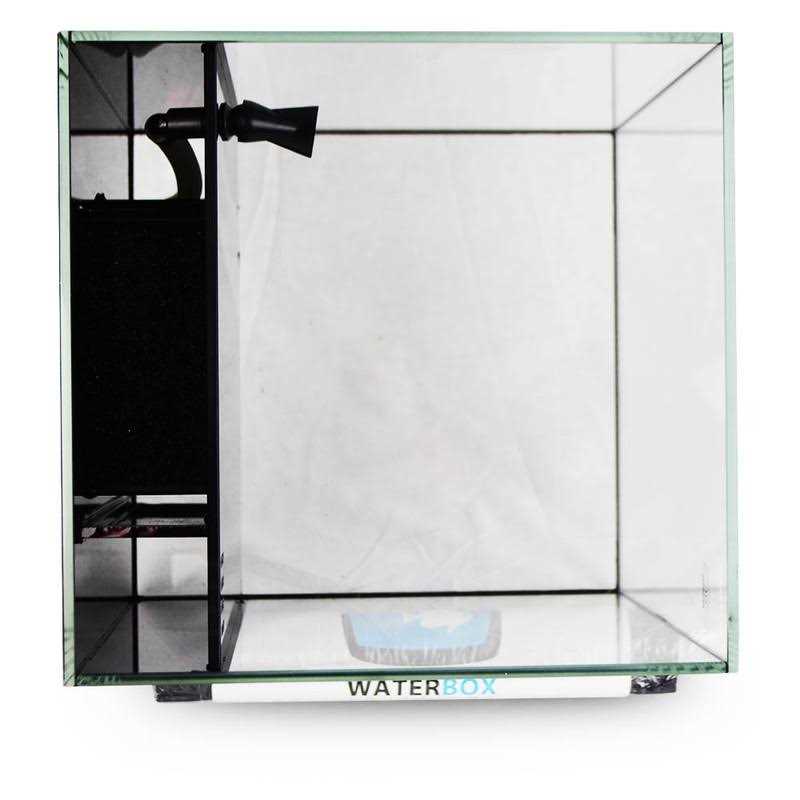 Alternative view of Waterbox AIO 20 Gallon Cube Starphire Glass Aquarium