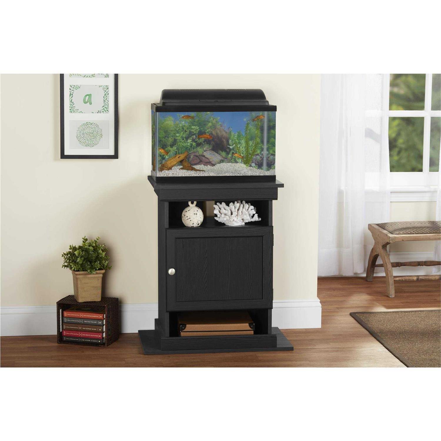 Alternative view of Ameriwood Home Flipper 10/20 Gallon Aquarium Stand