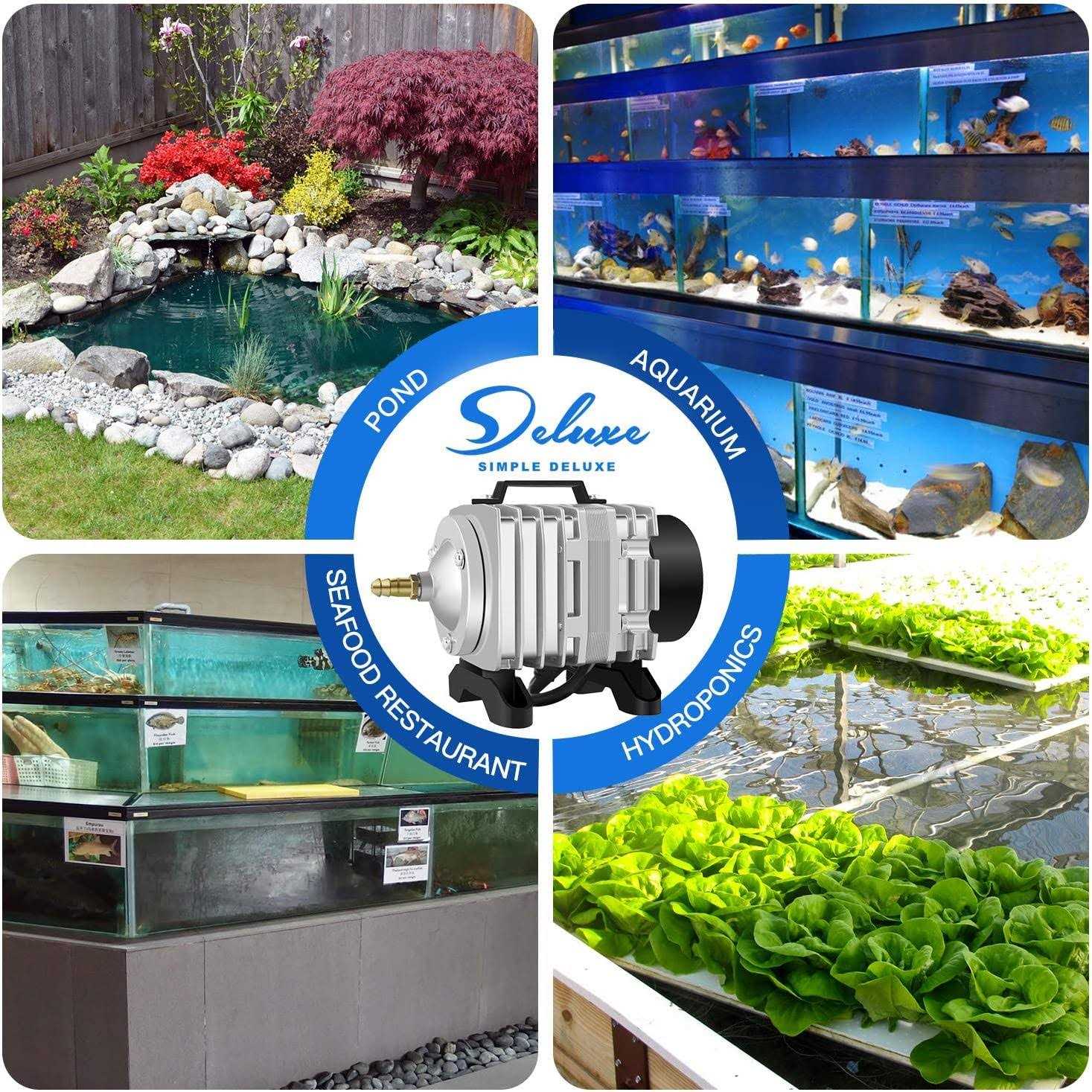 Alternative view of Simple Deluxe Commercial Air Pump for Aquarium and Hydroponic Systems
