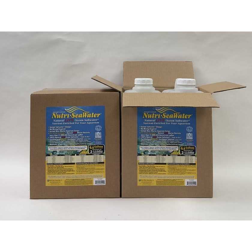 Alternative view of Nature's Ocean Nutri-SeaWater Natural Live Ocean Aquarium Saltwater