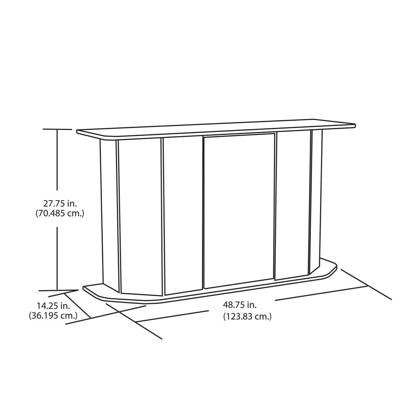 Alternative view of Aqua Culture 38/55 Gallon Wood Aquarium Stand
