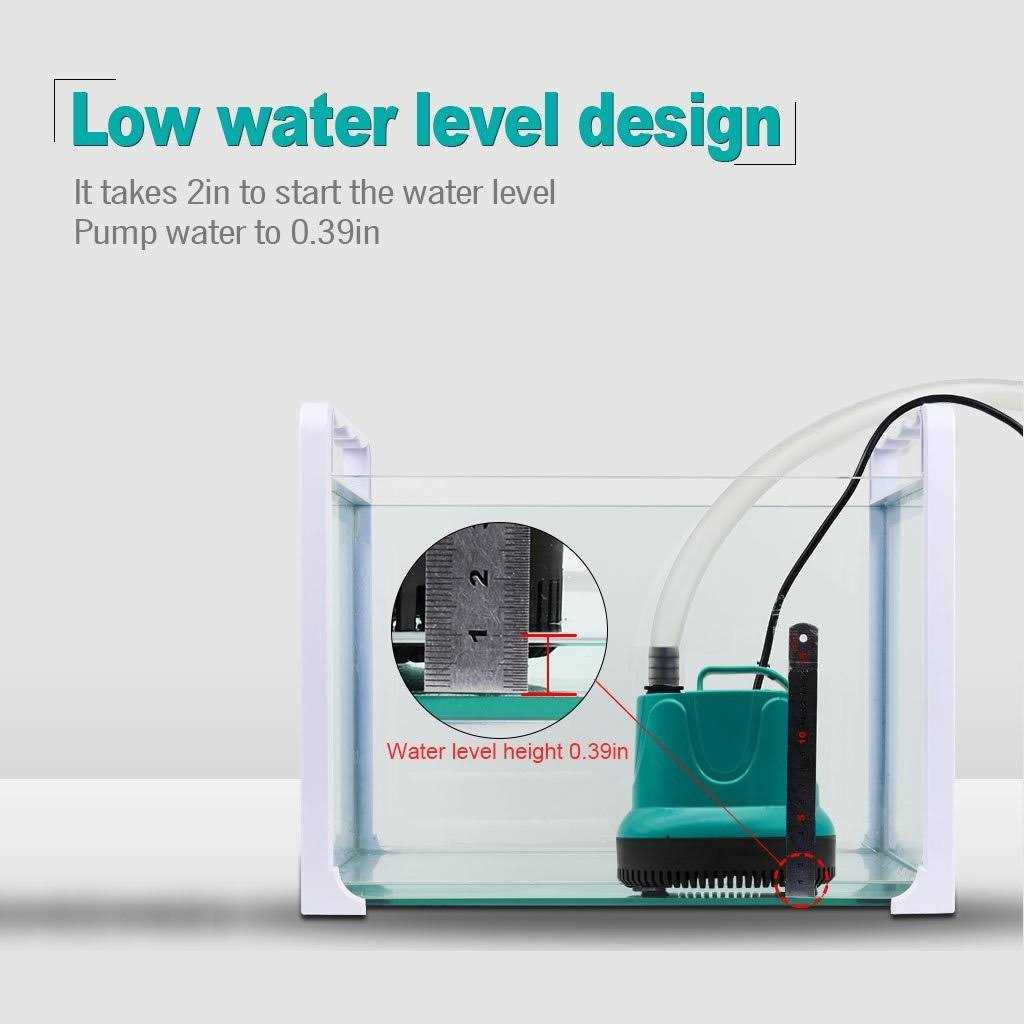 Alternative view of Upettools Submersible Water Pump Ultra Silence Circulation Multifunctional Water Pump with Handle for Pond