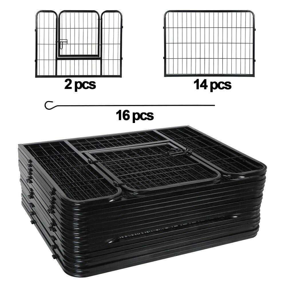 Alternative view of Zenstyle Foldable Detachable Multiple Shape Pet Playpen 16 Panel Dog Kennel Exercise