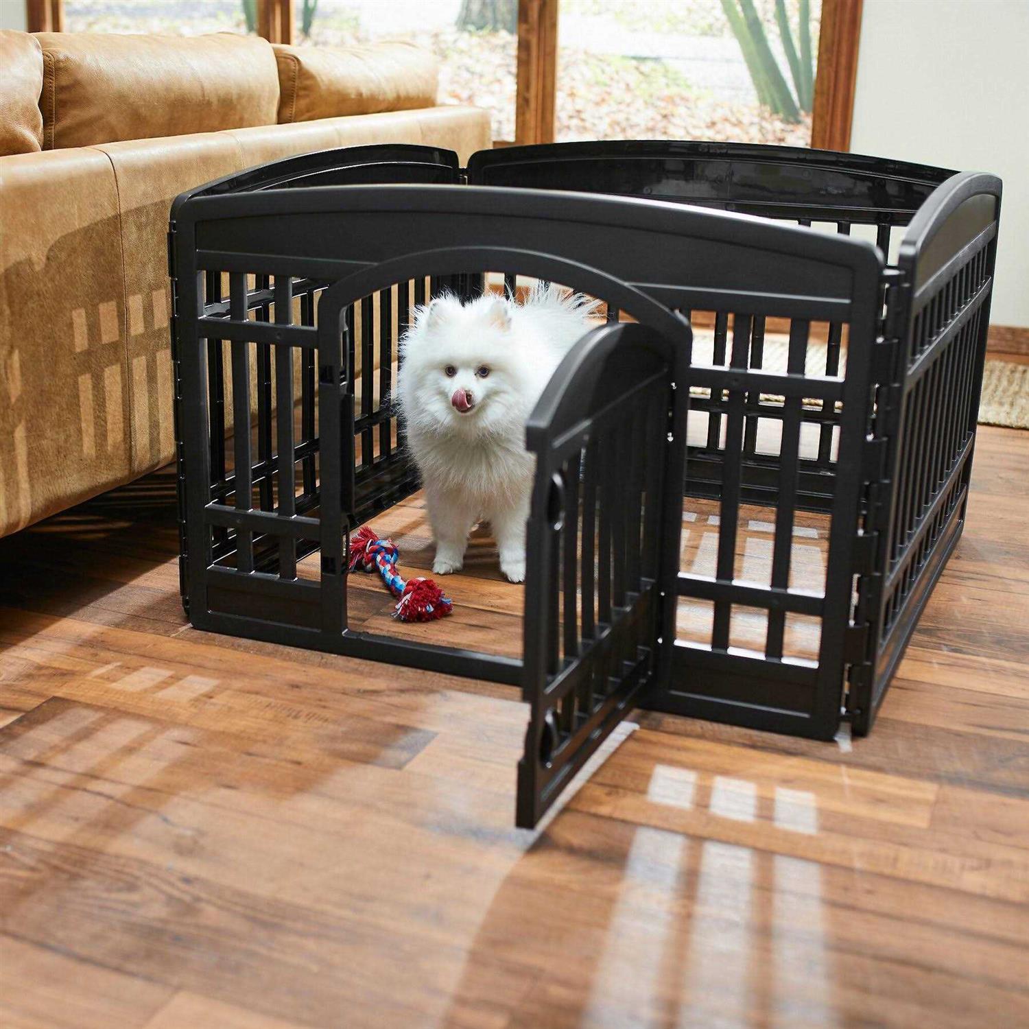 Frisco Plastic Exercise Dog Playpen