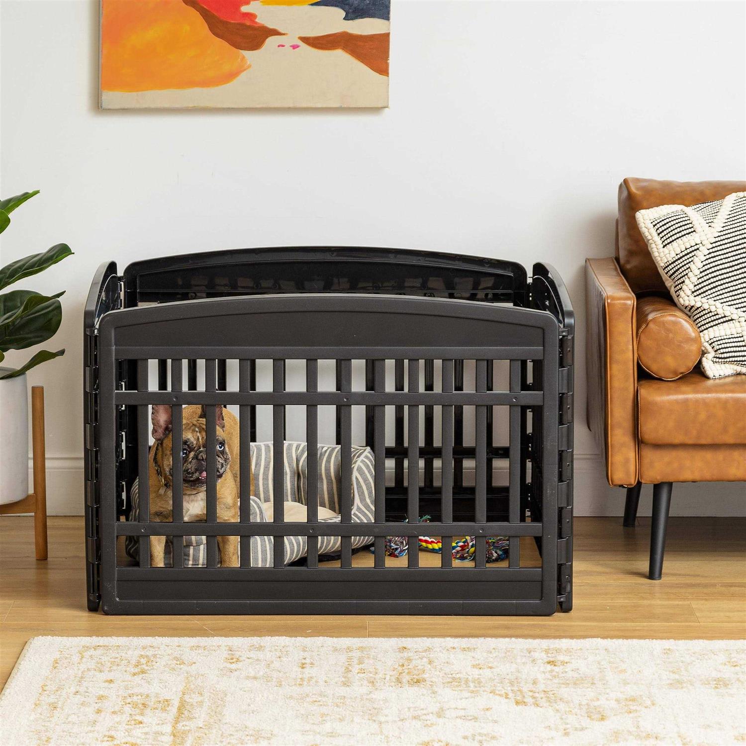 IRIS USA 24 Exercise 4-Panel Pet Dog Playpen