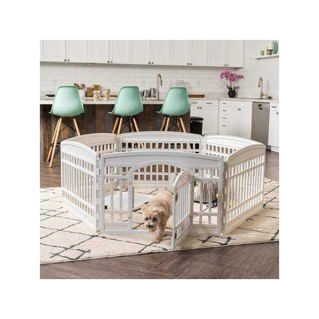 Alternative view of IRIS USA 6 Panel Exercise Pet Playpen with Door
