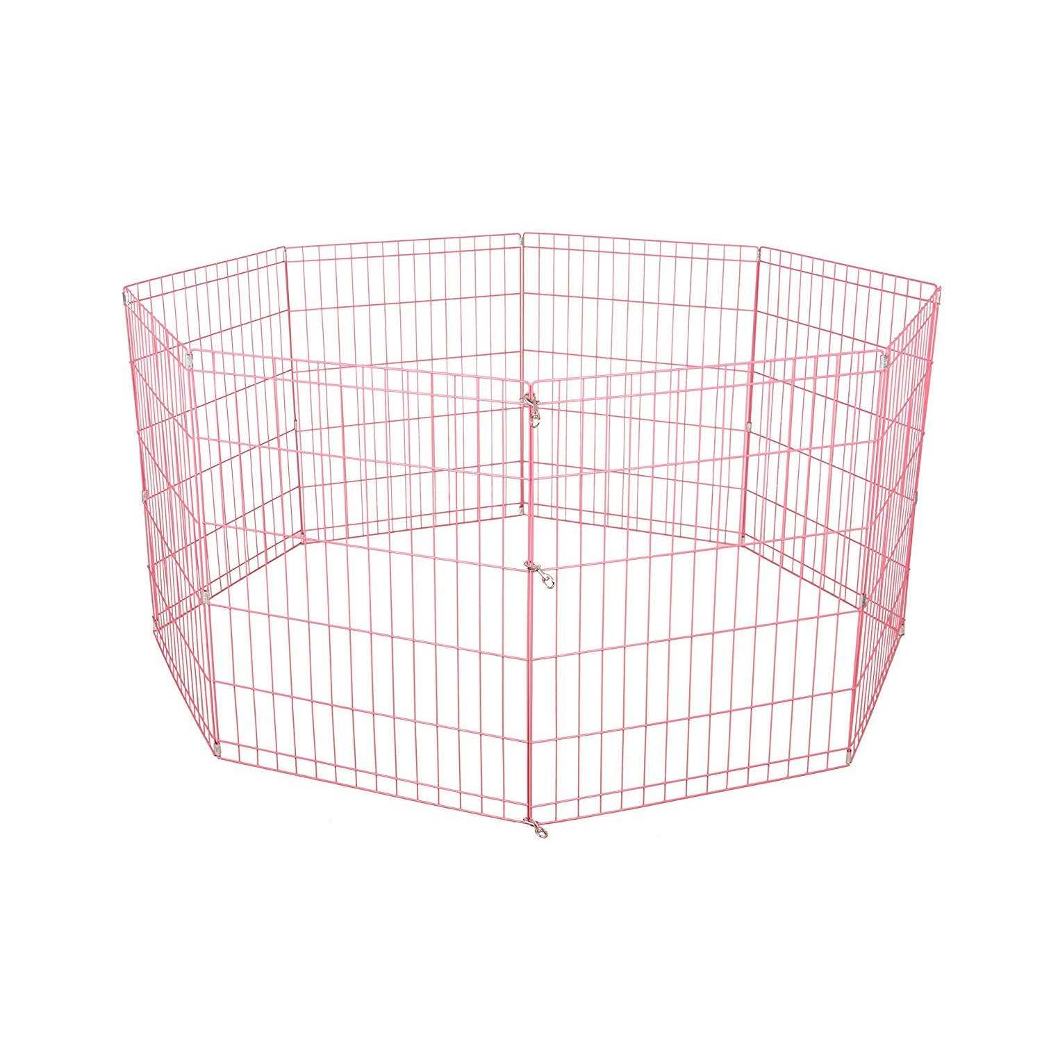 Bestpet 8-Panel Tall Dog Playpen Crate Fence Pet Kennel Play Pen Exercise Cag