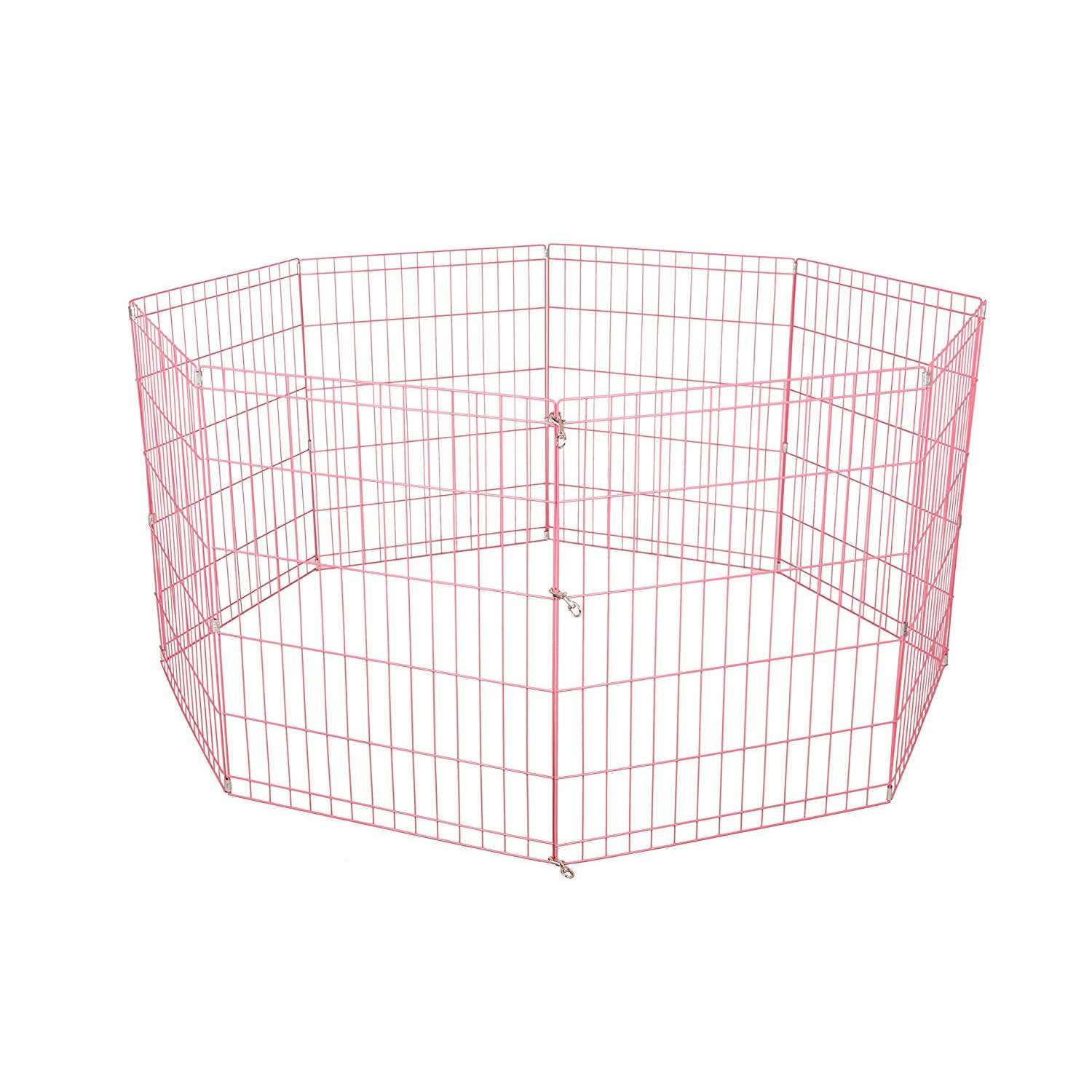 Bestpet 8-Panel Tall Dog Playpen Crate Fence Pet Kennel Play Pen Exercise Cag