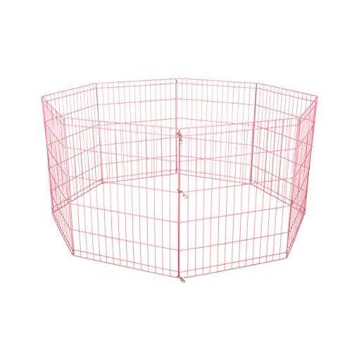 Alternative view of Bestpet 8-Panel Tall Dog Playpen Crate Fence Pet Kennel Play Pen Exercise Cag