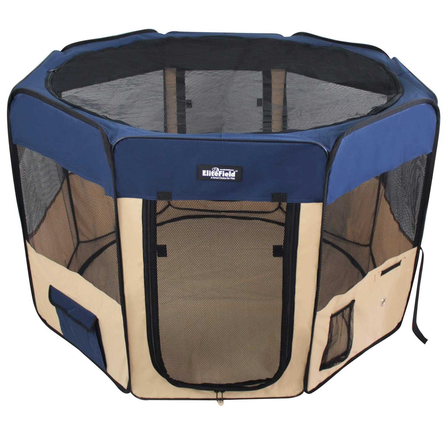 Alternative view of EliteField 2-Door Soft Pet Playpen Pen