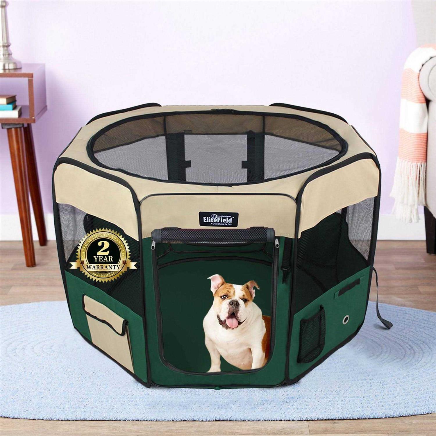 EliteField 2-Door Soft Pet Playpen Pen