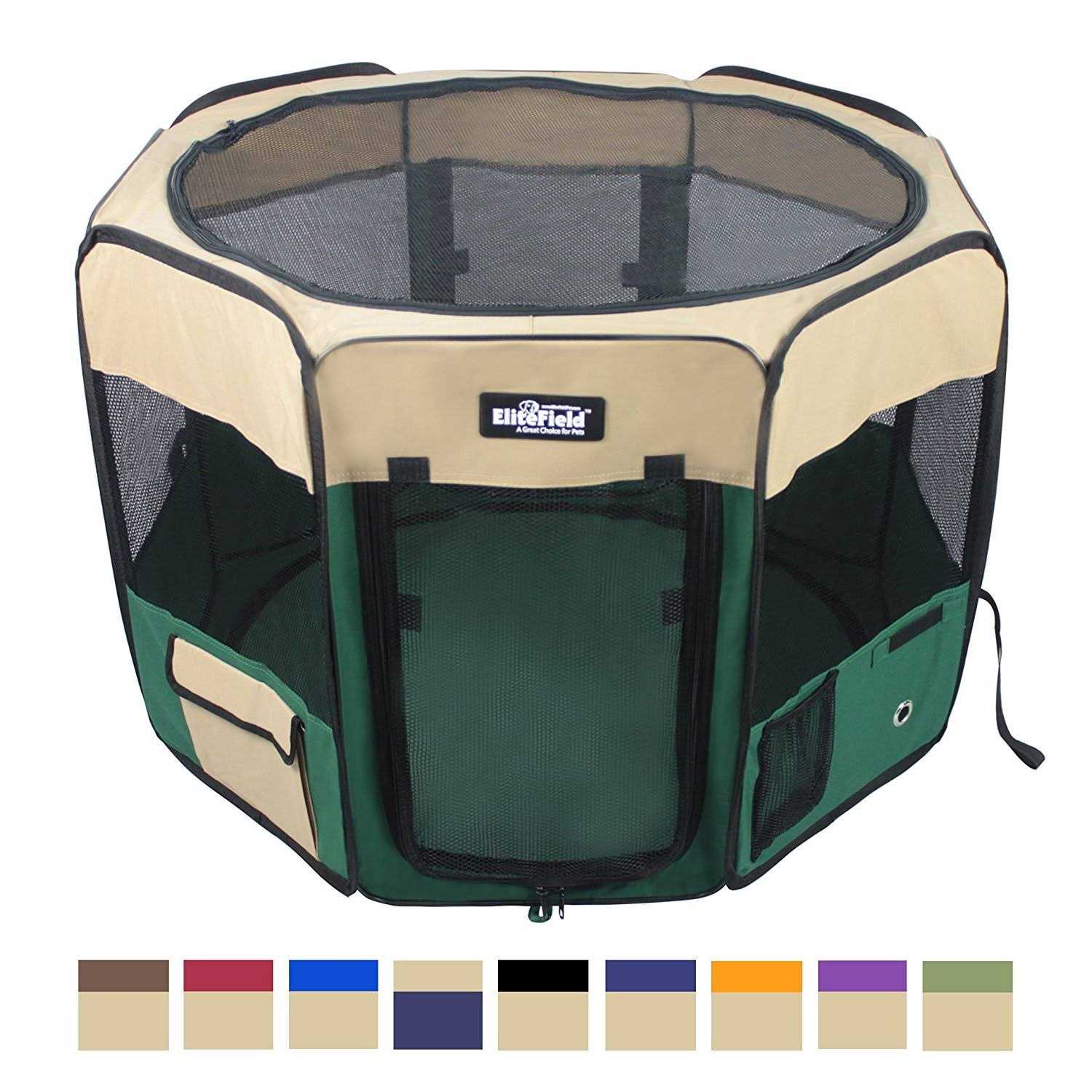Alternative view of EliteField 2-Door Soft Pet Playpen Pen