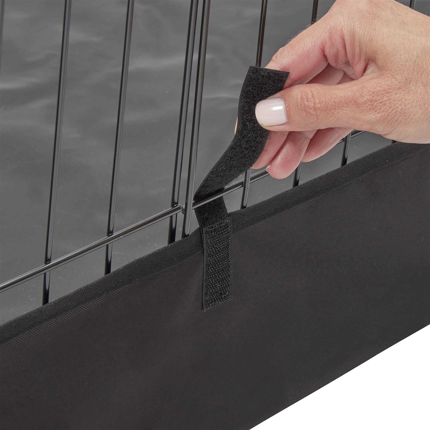 Alternative view of MidWest Homes for Pets Octagon Exercise Pen Fabric Mesh Bottom