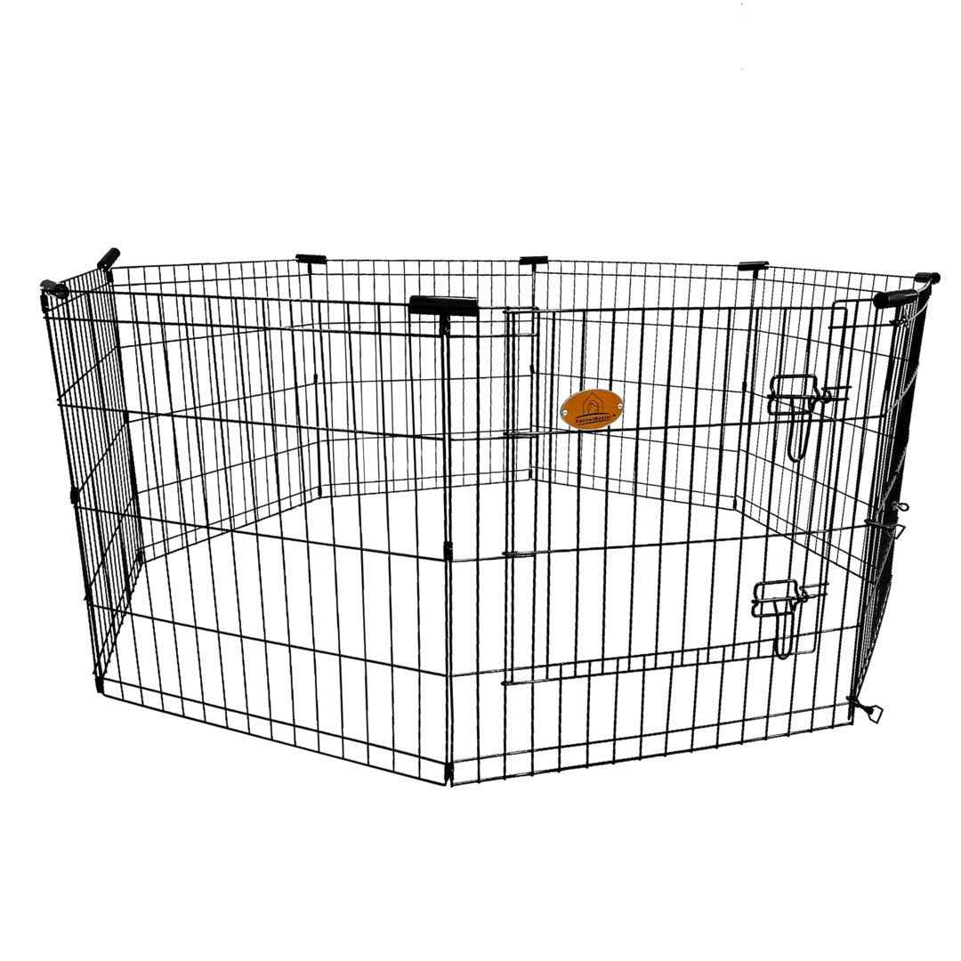 Alternative view of 8-Panel Exercise Pet Pen KennelMaster