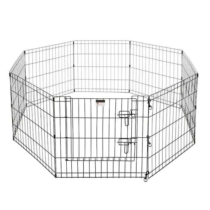 Alternative view of Pet Adobe 8 Panel Folding Metal Playpen with Door