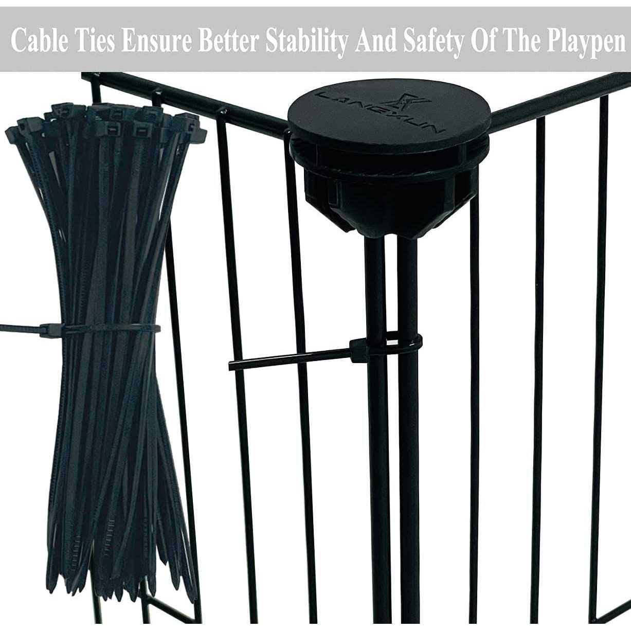 Alternative view of LANGXUN DIY Small Animal Pet Playpen with Door Rabbit