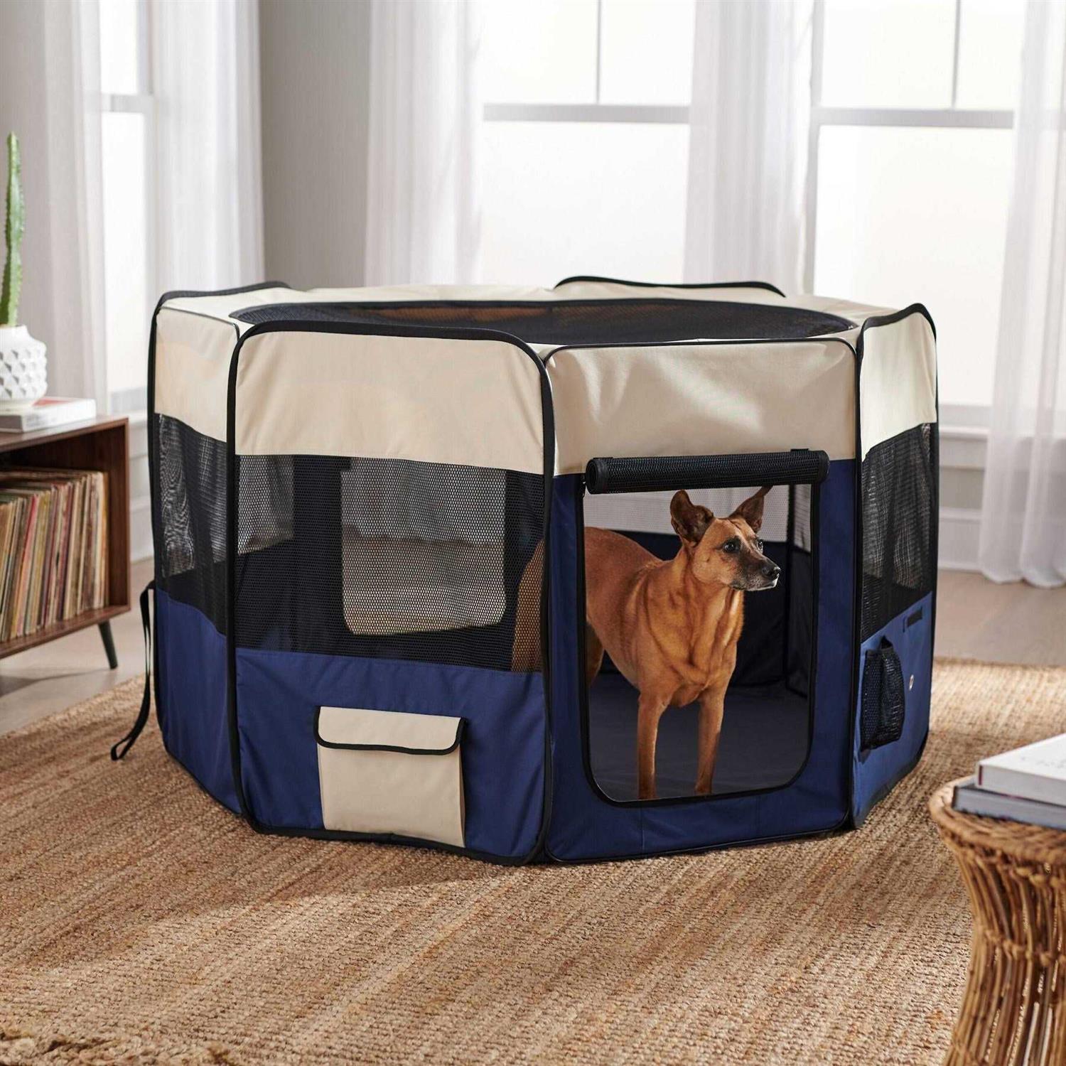 Frisco Soft-Sided Dog Cat Exercise Playpen
