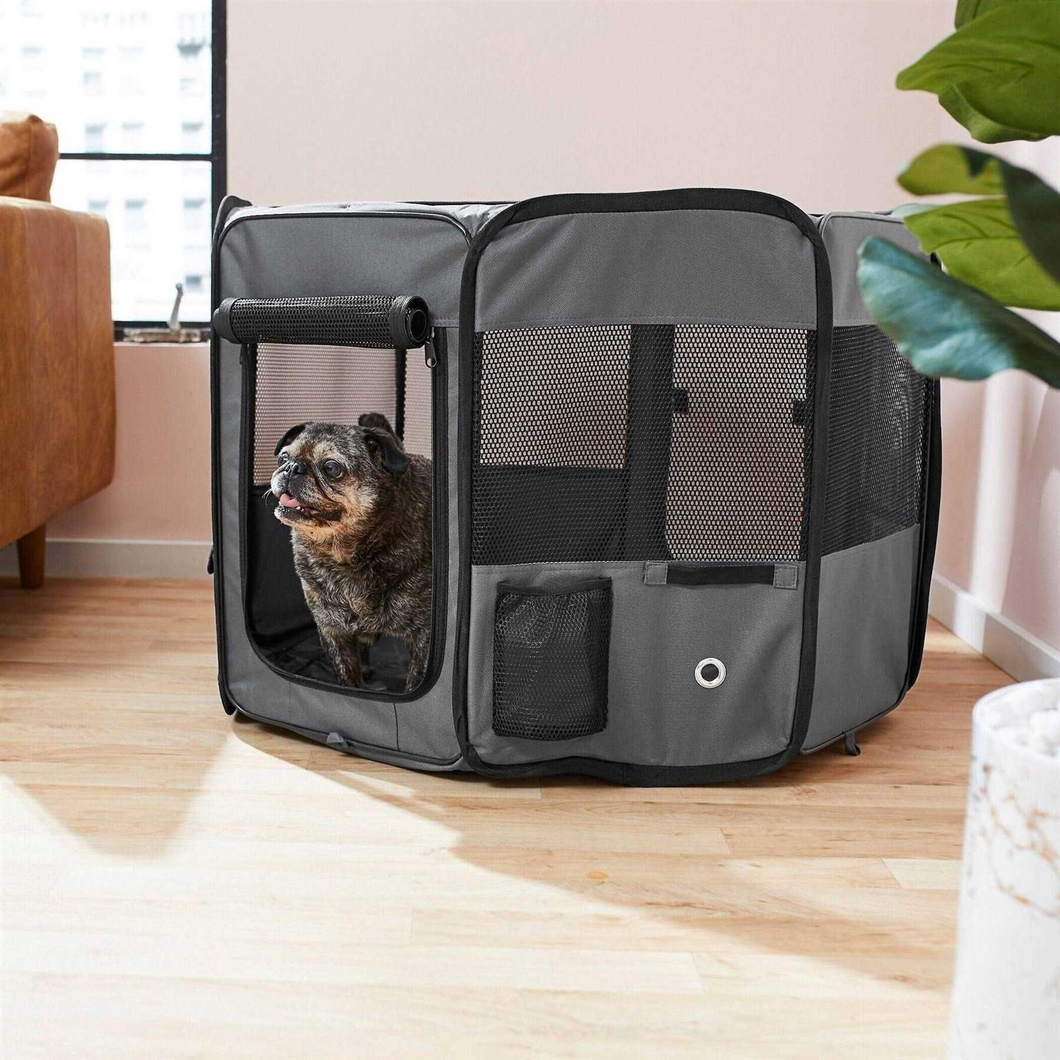 Frisco Soft-Sided Dog Cat Exercise Playpen