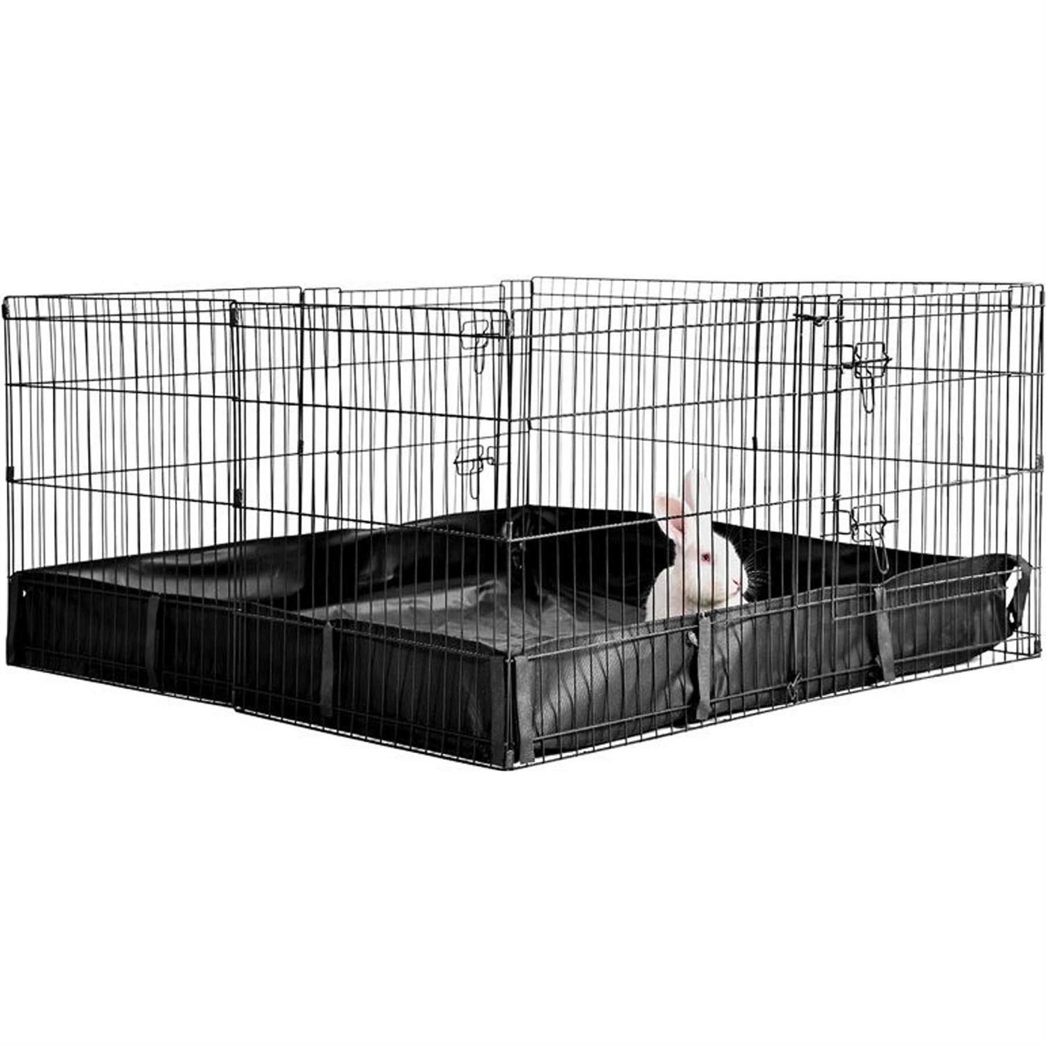 Aivituvin Portable Pet Playpenes Small Pet Playpen with Floor AIR71