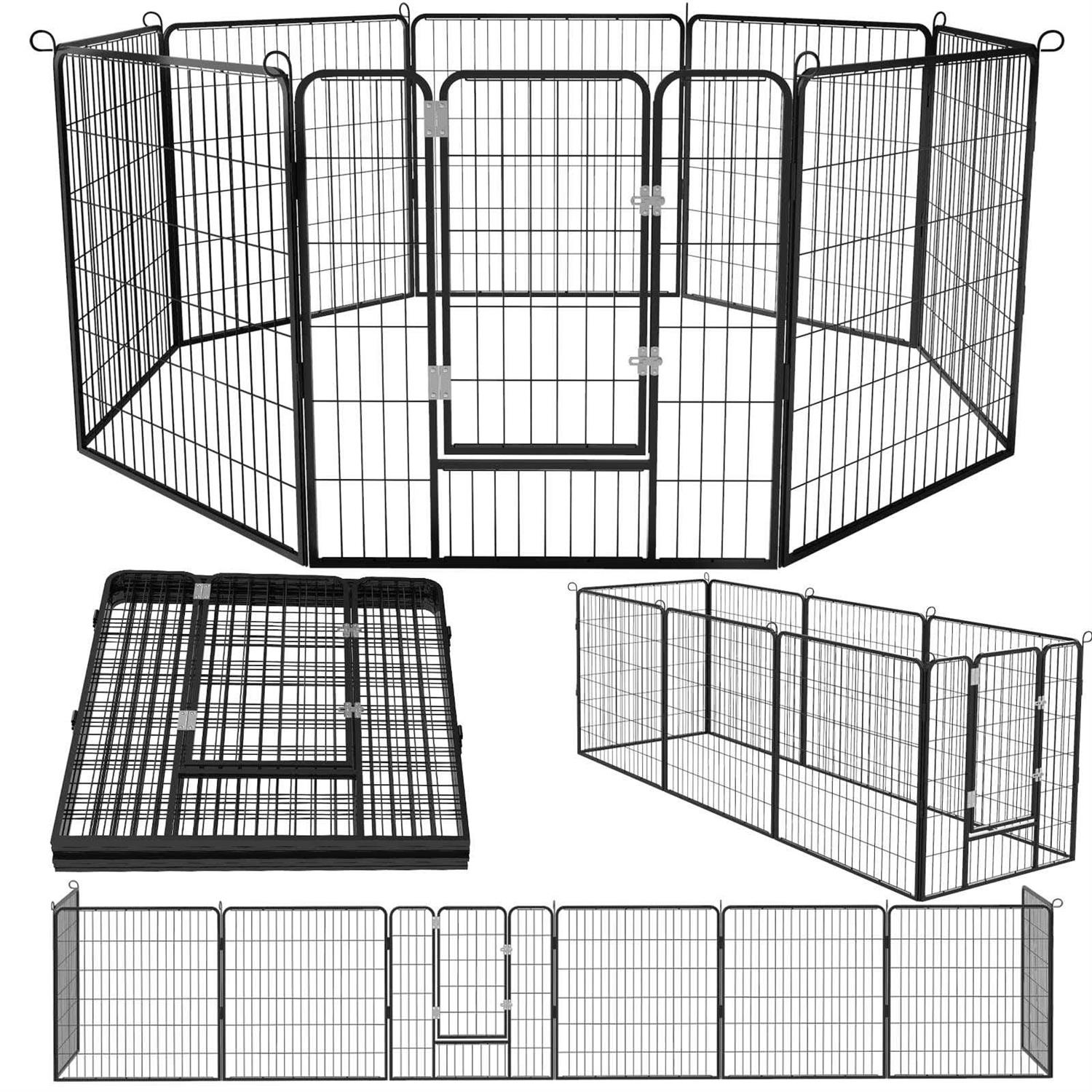 Alternative view of OFIKA Heavy Duty Metal Dog Playpen for medium/small Animals Panels 32 Width