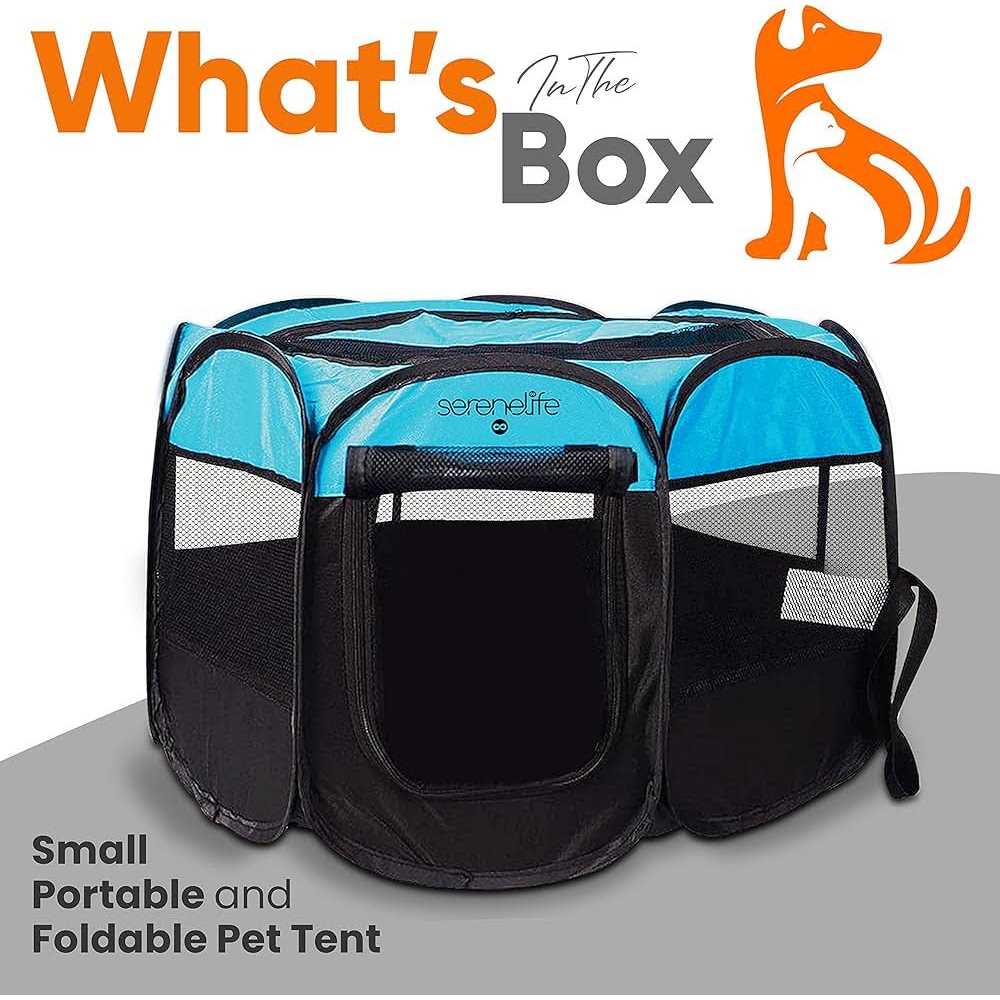 Alternative view of SereneLife Portable Foldable Pet Tent
