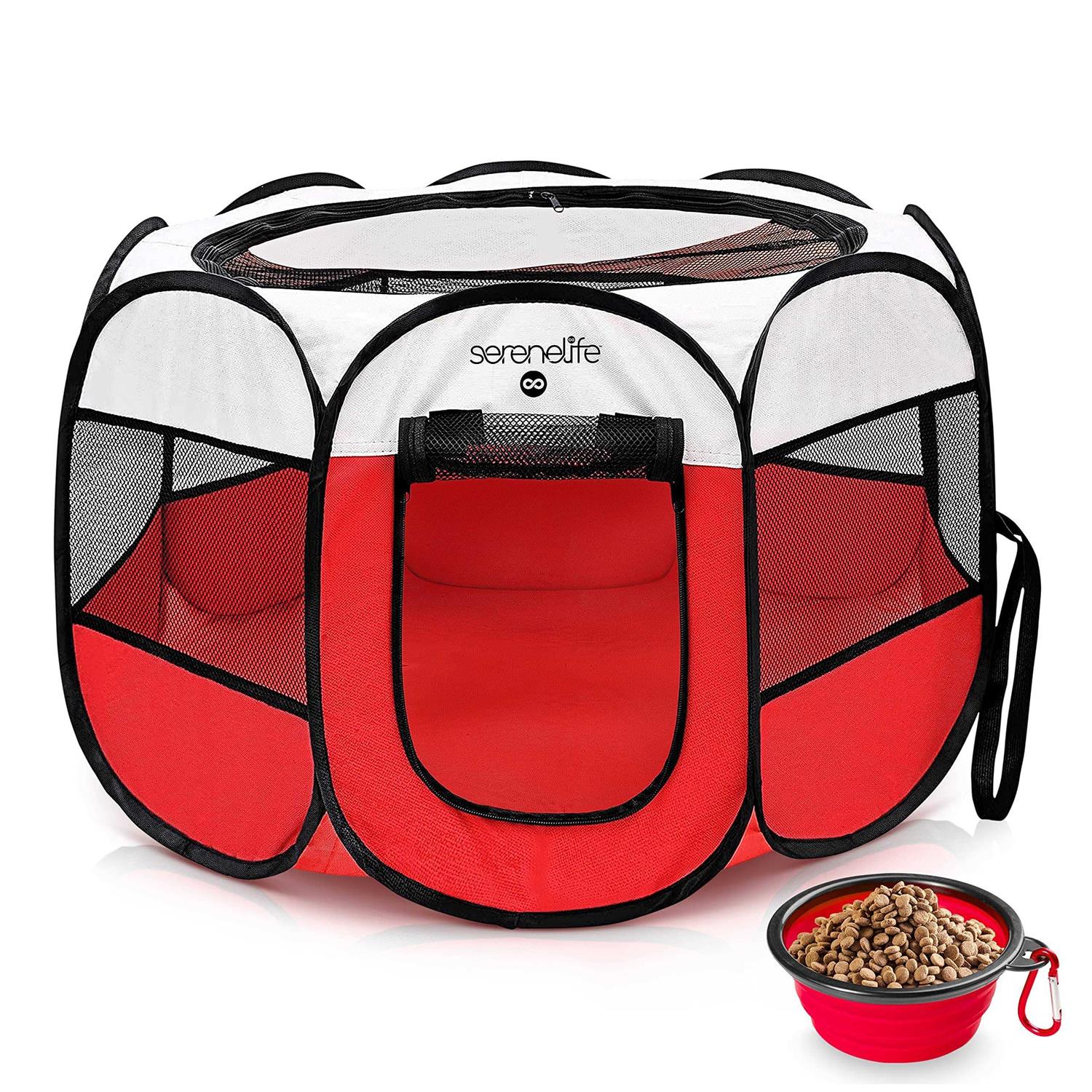 Alternative view of SereneLife Portable Foldable Pet Tent