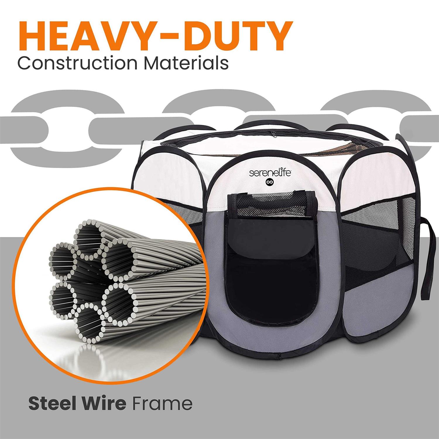 Alternative view of SereneLife Portable Foldable Pet Tent