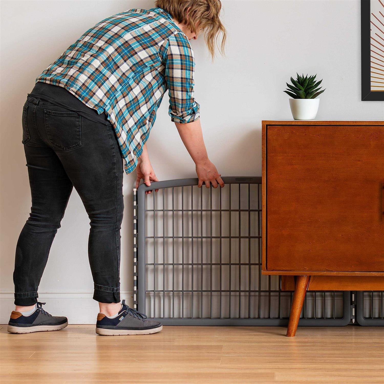 Alternative view of Iris Exercise 4-Panel Pet Playpen without Door