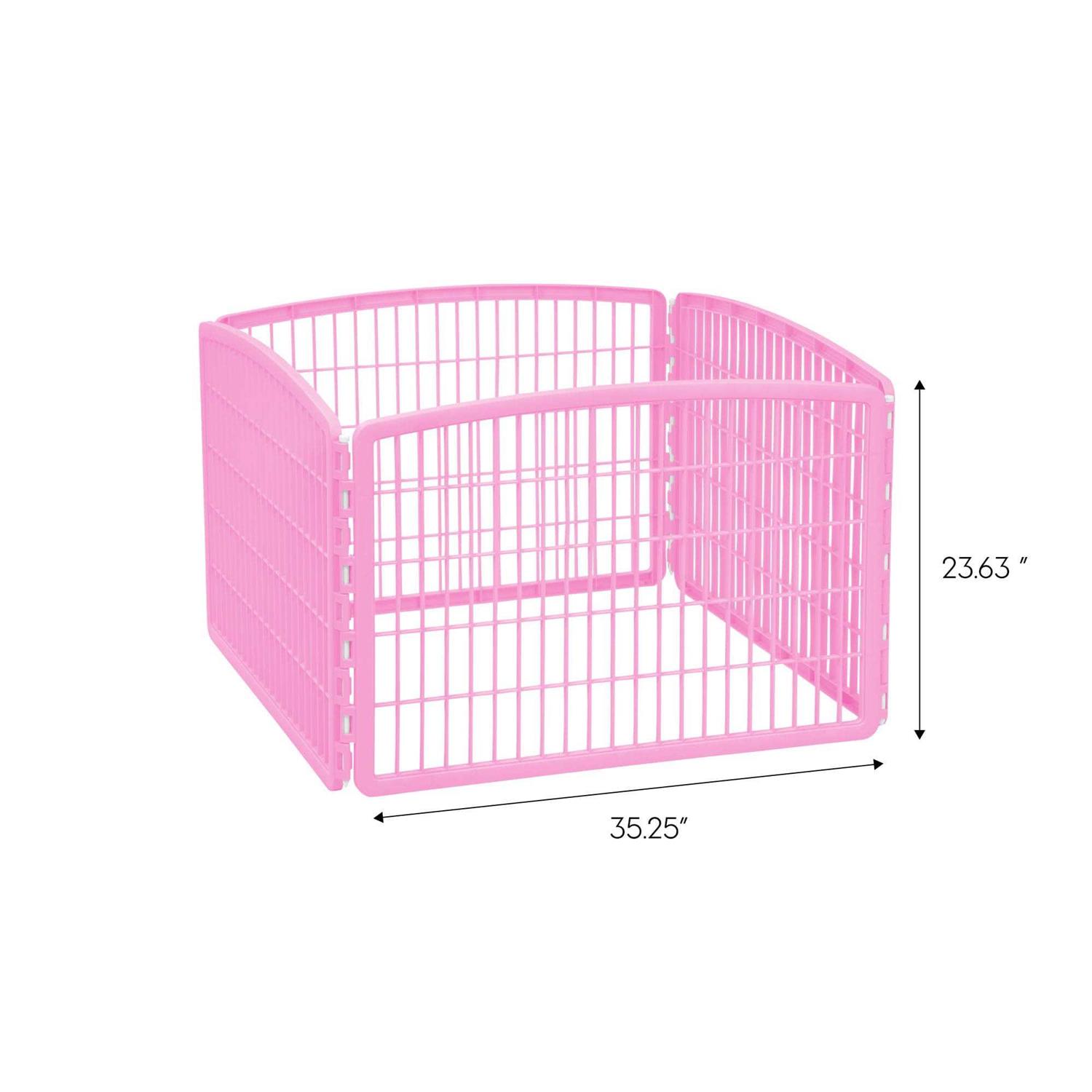 Alternative view of Iris Exercise 4-Panel Pet Playpen without Door