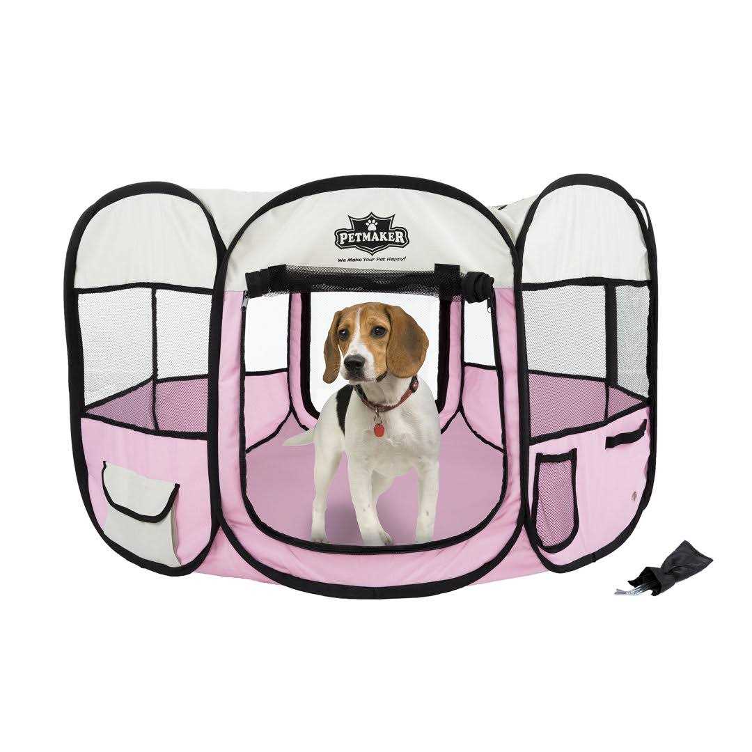 Alternative view of Petmaker Portable Pop-Up Pet Play Pen with Carrying Bag