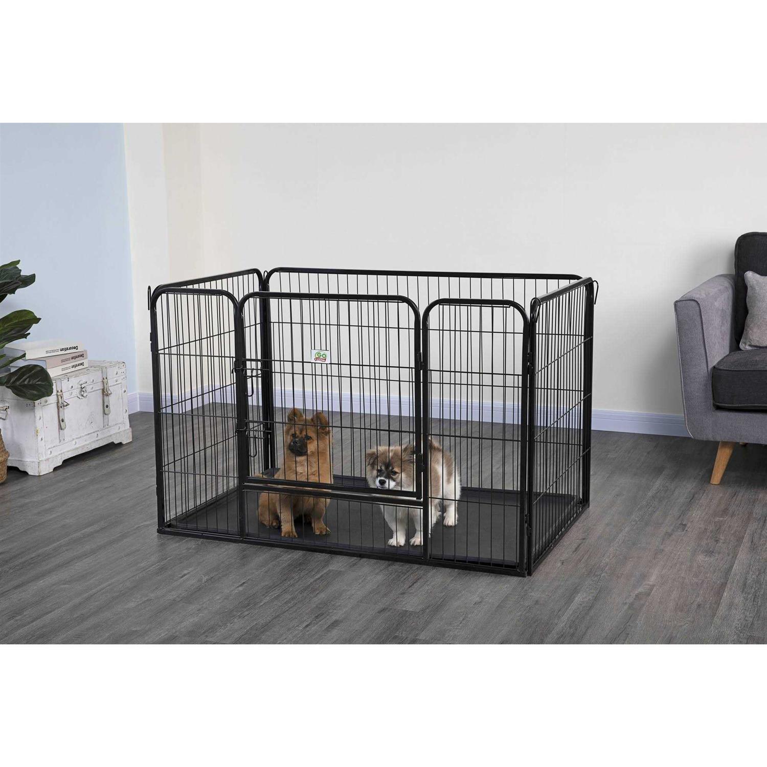 Alternative view of Go Pet Club 50 in. Heavy Duty Play Pen Crate