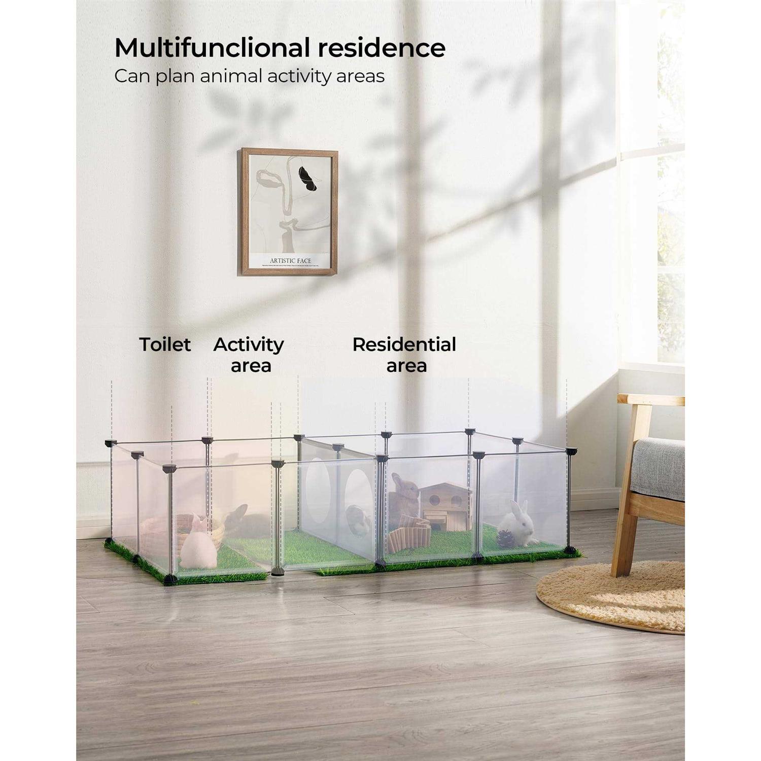 Alternative view of DINMO Pet Playpen Small Animal Playpen Indoor Exercise Fence