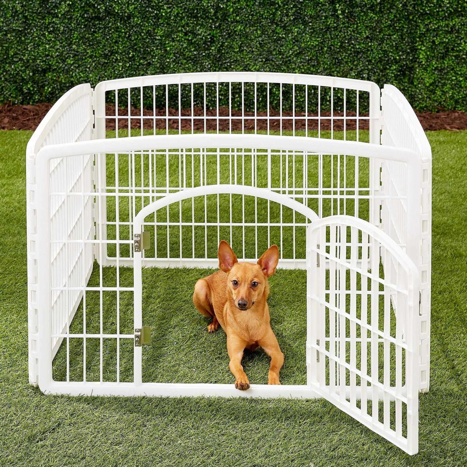 Alternative view of Iris USA Exercise 4-Panel Pet Playpen with Door