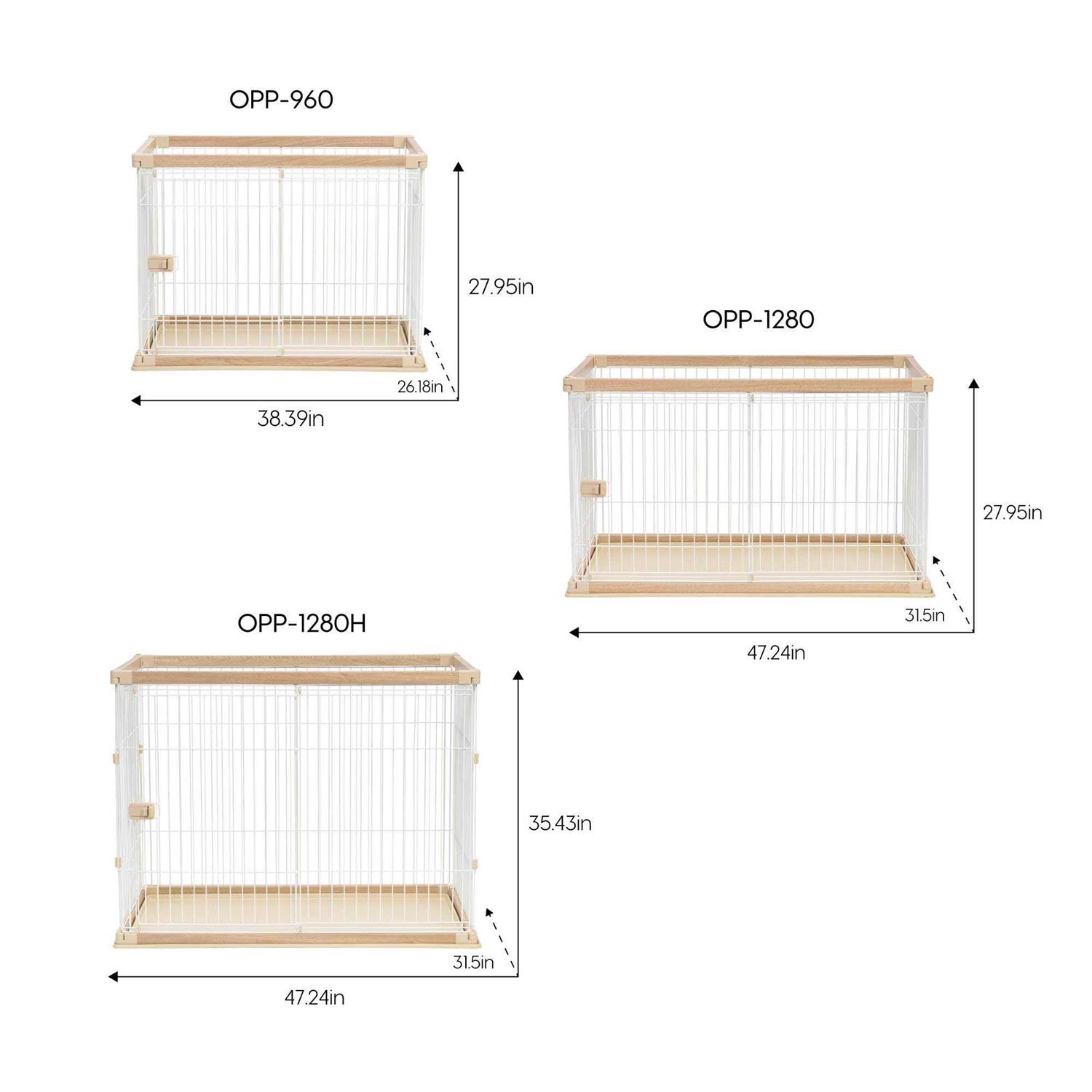 Alternative view of IRIS Medium Wire Open Pet Pen