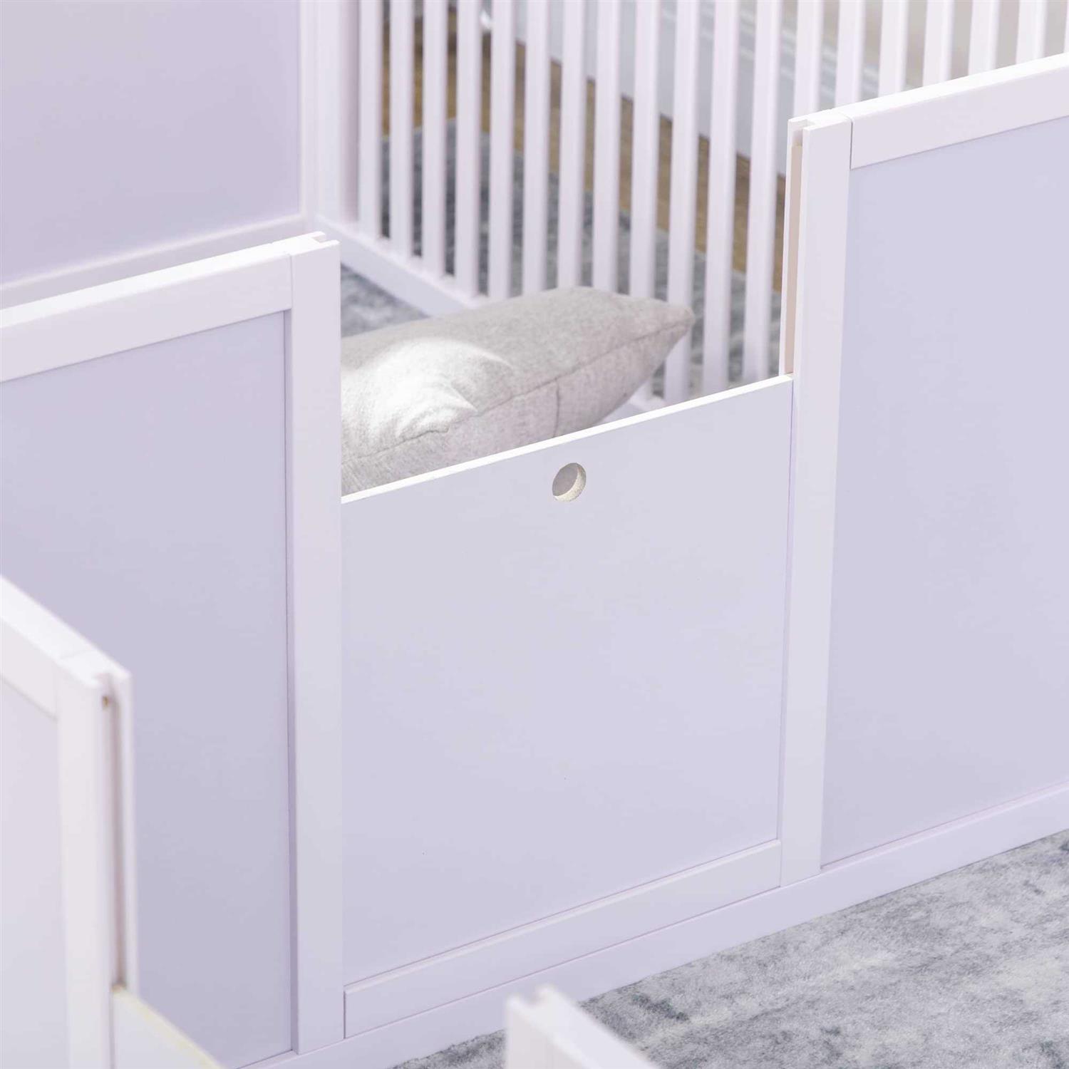 Alternative view of PawHut Whelping Box for Dogs Built for Mother's Comfort Dog Whelping Pen