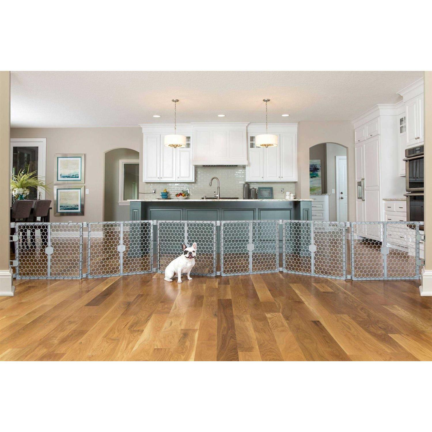 Top Paw 2-in-1 Plastic Gate and Pet Pen
