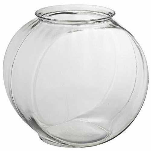 Alternative view of Aqua Culture Anchor Hocking Drum Glass Fishbowl