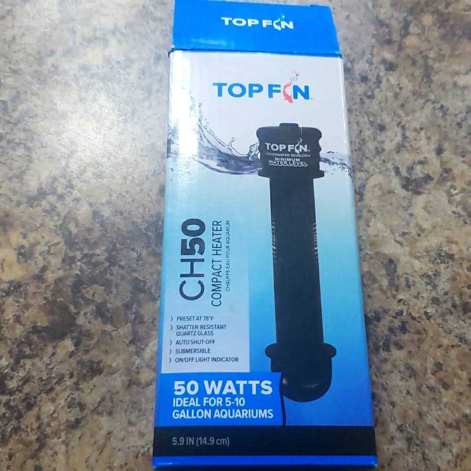 Alternative view of Top Fin Compact Aquarium Heater